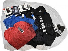 1 Mischposten Herrenbekleidung überwiegend Gr. M, 10-teilig  Adidas u.w. -Neuware